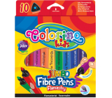 Colorino Jumbo flamastry trójkątne 10 kolorów