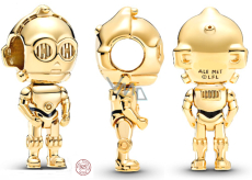 Charm Srebrna 925 Marvel Star Wars C-3PO, koralik na bransoletkę
