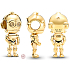 Charm Srebrna 925 Marvel Star Wars C-3PO, koralik na bransoletkę