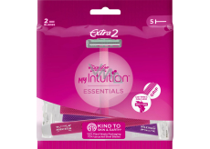 Wilkinson Sword Extra 2 Beauty jednorazowe maszynki MY Intuition Essential, 5 sztuk