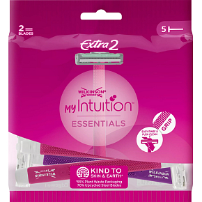 Wilkinson Sword Extra 2 Beauty jednorázowe maszynki do golenia MY Intuition Essential, 5 sztuk