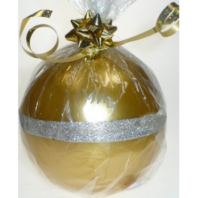 Lima Deluxe svíčka zlatá koule průměr 100 mm 1 kus