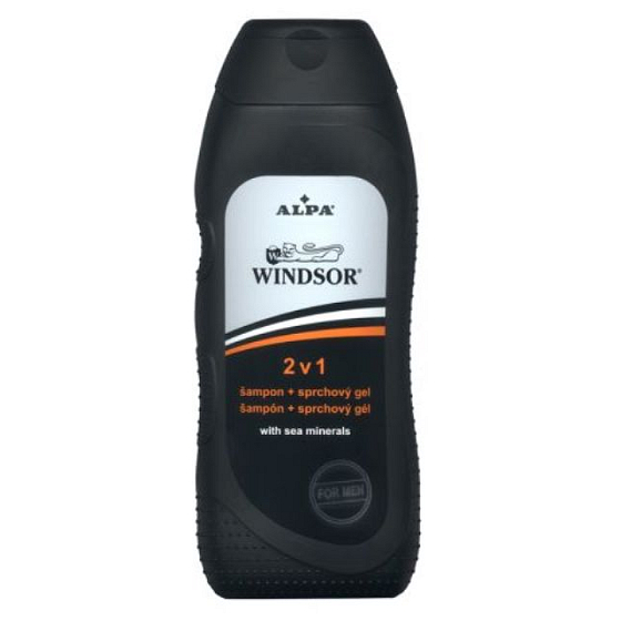 Alpa Windsor 2v1 šampon a sprchový gel pro muže 400 ml