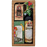 Bohemia Gifts Babiččino macerační víno (červené) 0,75 l + koření k maceraci (anýz) + vánoční oříšková čokoláda 100 g, dárková sada