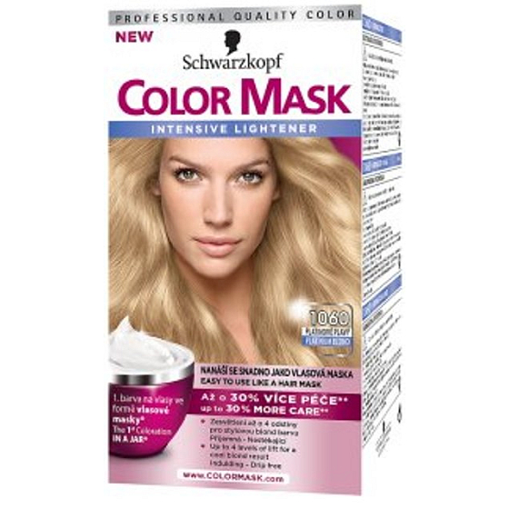 Schwarzkopf Color Mask barva na vlasy 1060 Platinově plavý