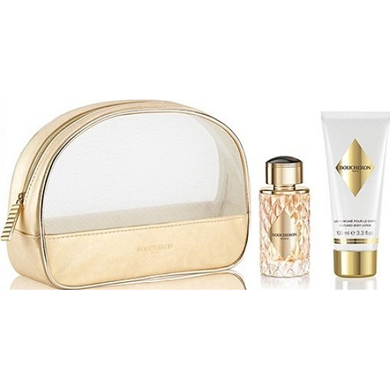 Boucheron Place Vendome parfémovaná voda pro ženy 50 ml + tělové mléko 100 ml + toaletní taštička, dárková sada