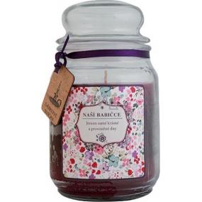 Bohemia Gifts Babičce dárková vonná svíčka ve skle doba hoření 105 -120 hodin 510 g