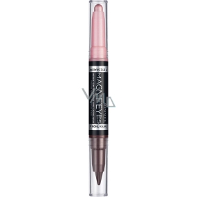Rimmel London Magnif Eyes 2v1 oční stíny a kajalová tužka 005 Pink & Purple Rain 1,6 g