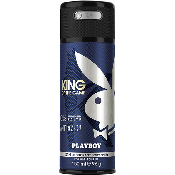 Playboy King of The Game deodorant sprej pro muže 150 ml
