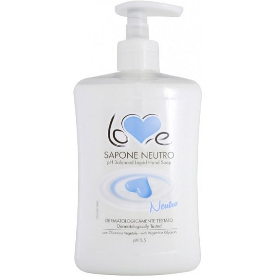 Madel Love Sapone Cremoso Neutro tekuté mýdlo s vyváženým pH 5,5 dávkovač 1 l