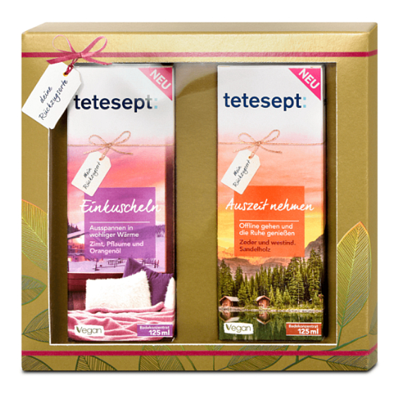 Tetesept Tvůj odpočinek sprchový gel 2 x 125 ml, kosmetická sada