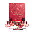 Makeup Revolution stíny, rozjasňovač, báze, bronzer, rtěnka, lesk na rty, linka, tužka na oči, kosmetická sada Adventní kalendář