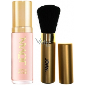 Jovan Tropical Musk parfémovaná voda pro ženy 59 ml + štětec, duopack v organzovém sáčku