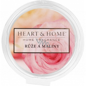 Heart & Home Růže a maliny Sojový přírodní vonný vosk 26 g