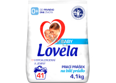 Lovela proszek do prania białego dla niemowląt, 41 prań, 4,1 kg