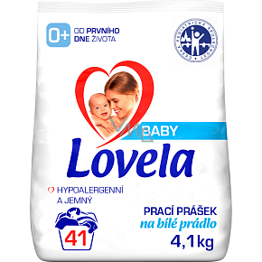 Lovela proszek do prania białego dla niemowląt, 41 prań, 4,1 kg