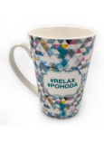Nekupto Użytkowy dom Relax, wygodny ceramiczny kubek 350 ml
