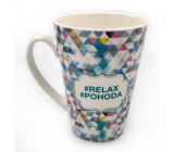 Nekupto Użytkowy dom Relax, wygodny ceramiczny kubek 350 ml