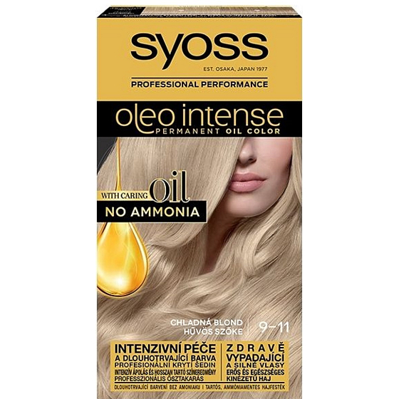 Syoss Oleo Intense Color barva na vlasy bez amoniaku 9-11 Chladná blond