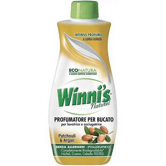 Winnis Naturel Patchouli & Argan hypoalergenní parfém na prádlo do pračky a sušičky 250 ml