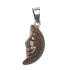 Goldstone złoty Księżyc wisiorek, ręcznie szlifowana figurka 2,2 x 10 mm, kamień ambicji