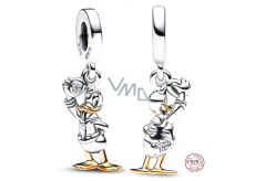 Zawieszka Srebrna 925 Disney 100. Rocznica Kaczor Donald, Charms do bransoletki