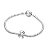Charm Srebrny 925 Króliczek, koralik na bransoletkę zwierzę