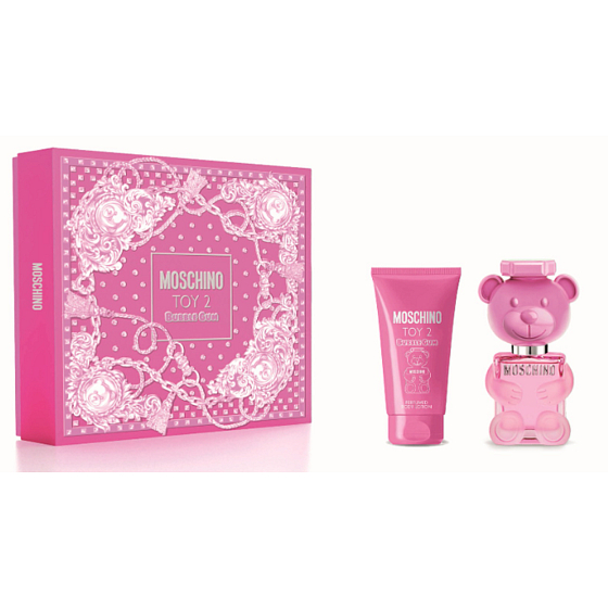 Moschino Toy 2 Bubble Gum woda toaletowa 30 ml + mleczko do ciała 50 ml, zestaw prezentowy dla kobiet