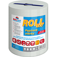 BALsoft Roll400 2warstwowe ręczniki papierowe, 76 m, 338 odcinków, 1 rolka