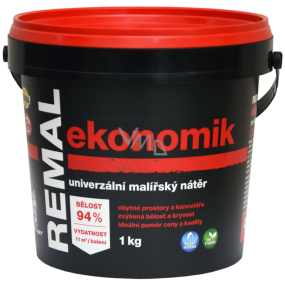 Remal Ekonomik univerzální malířská barva na zeď 1 kg Remal Ekonomik univerzální malířská barva na zeď 1 kg