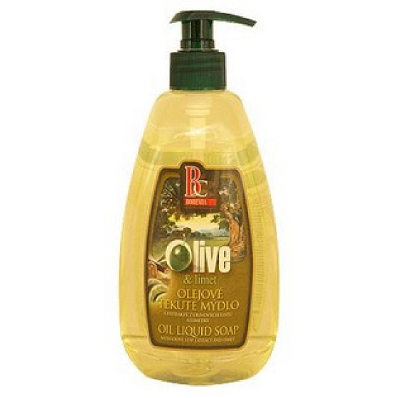 Bohemia Gifts Oliva a Limetka olejové tekuté mýdlo 500 ml