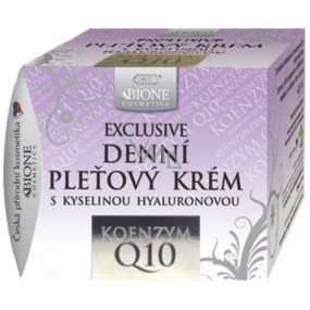 Bione Cosmetics Exclusive & Q10 z kwasem hialuronowym dzienny krem do twarzy dla wszystkich typów cery 51 ml Bione Cosmetics Exclusive & Q10 z kwasem hialuronowym dzienny krem do twarzy dla wszystkich typów cery 51 ml