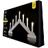 Emos Svícen pyramida 40 x 20 cm, 7 LED teplá bílá + časovač