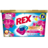 Rex 3 + 1 Power Caps Aromatherapy Orchid & Macadamia Oil kapsle na praní na barevné a tmavé prádlo 14 dávek 182 g