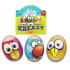 Krea Kreazy Eggs smršťovací fólie na vejce se šílenými motivy 10 kusů + 10 stojánků