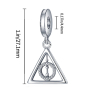 Zawieszka ze srebra próby 925 Harry Potter - Relikwie Śmierci, do bransoletki
