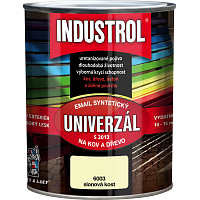 Industrol S2013 uniwersalny połyskowa farba na metal i drewno, 6003 kość słoniowa, 750 ml