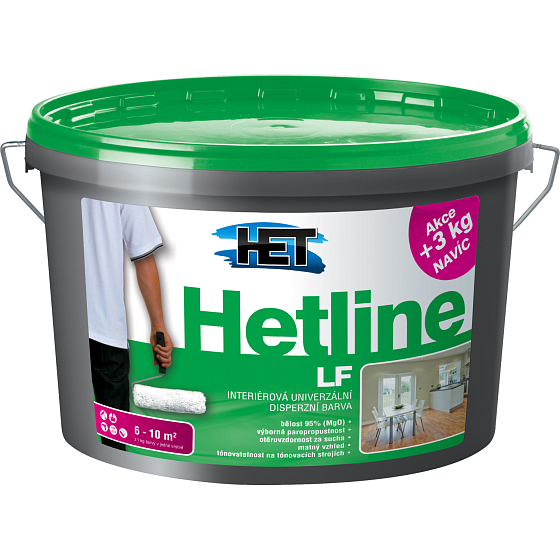 Het Hetline LF uniwersalna farba dyspersyjna, 15 + 3 kg