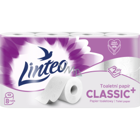 Linteo papier toaletowy 2-warstwowy, 8 rolek, 17 m rolka