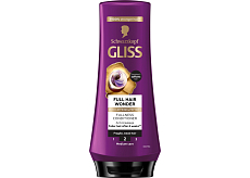 Gliss odżywka Full Hair Wonder z kofeiną do kruchych, słabych włosów 200ml