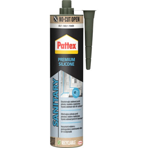 PATTEX Silikon sanitarny Premium, biały, 280 ml