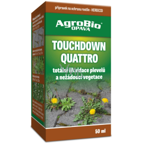 AgroBio Touchdown Quattro herbicyd do likwidacji niepożądanej roślinności 50 ml