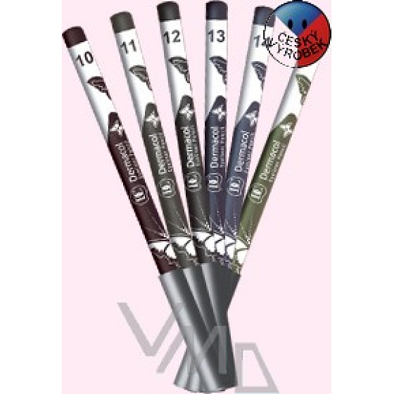 Dermacol Silk tužka na oči Chocolate Brown 11 1,2 g