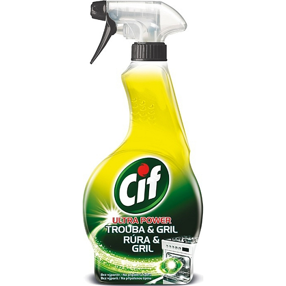 Cif Ultra Power Trouba & gril čisticí sprej 500 ml