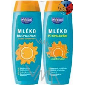 BioExtrakt SPF30 Opalovací mléko 250 ml + mléko po opalování 250 ml, kosmetická sada BioExtrakt SPF30 Opalovací mléko 250 ml + mléko po opalování 250 ml, kosmetická sada