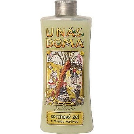 Bohemia Gifts Josef Lada Mladá kopřiva krémový sprchový gel 250 ml