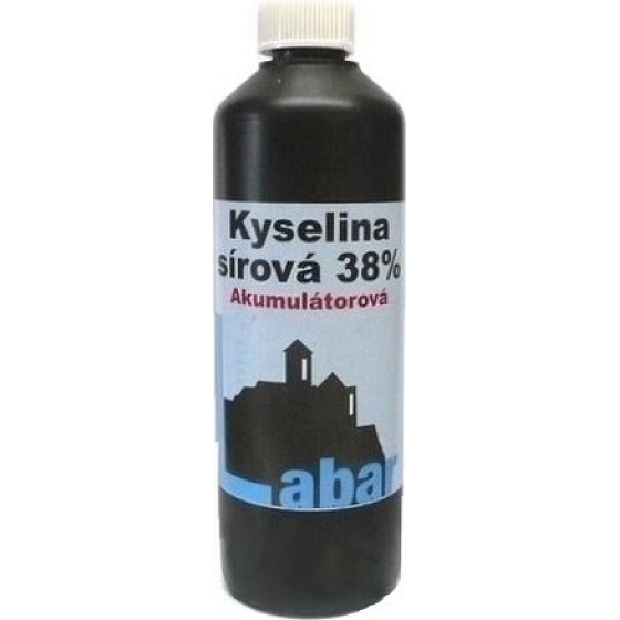 Labar Kyselina sírová 38% Akumulátorová 600 g - Při objednání tohoto výrobku nutno doložit živnostenský list