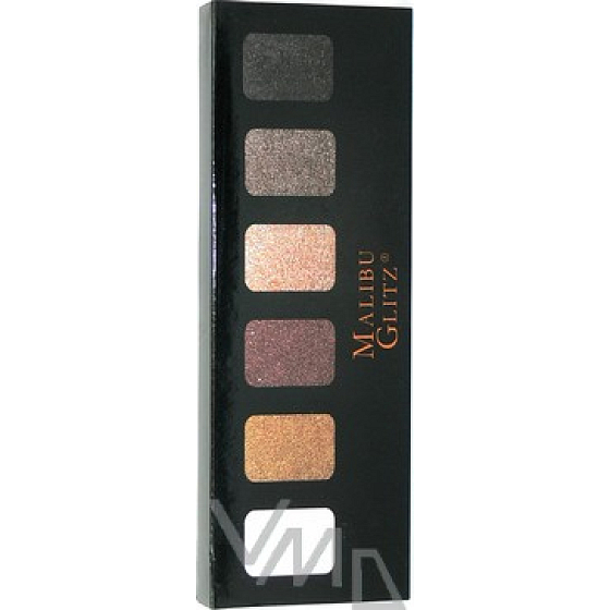 Diva & Nice Malibu Glitz očních stínů 0305-3 8,8 g, kosmetická sada