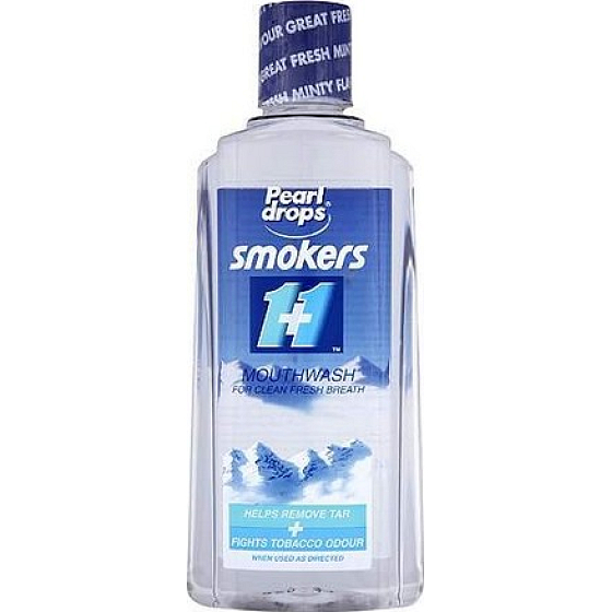 Pearl Drops Smokers ústní voda s dvojím účinkem pro kuřáky 400 ml