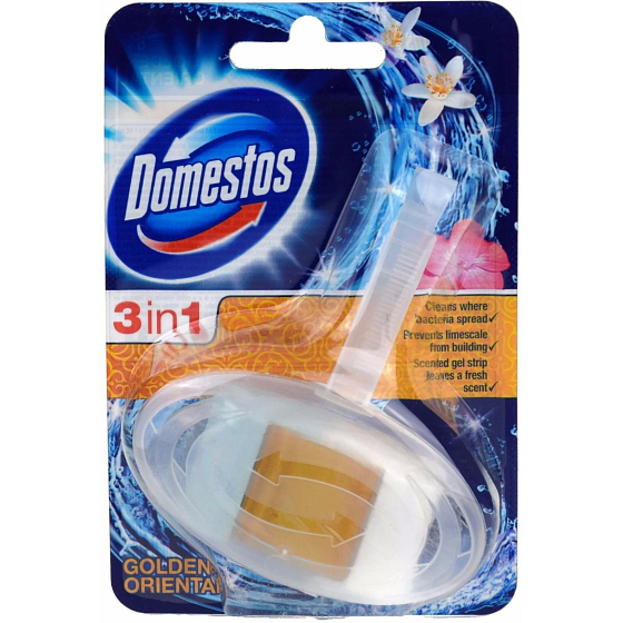 Domestos 3v1 Power Golden Oriental Wc tuhý blok 40 g